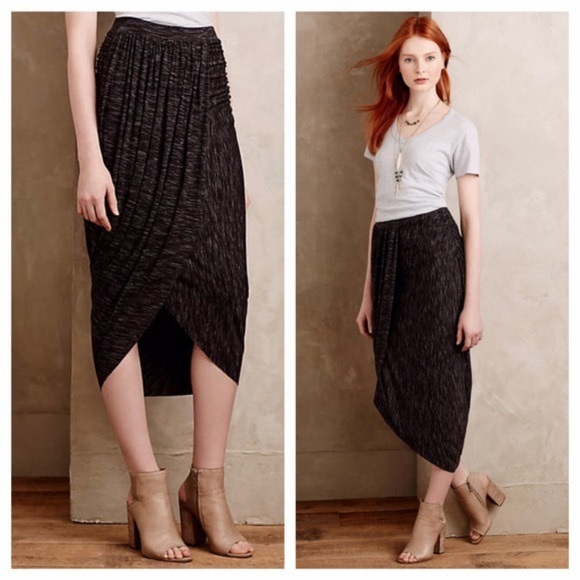 Anthropologie Dresses & Skirts - Saturday Sunday Draped Nona Skirt
